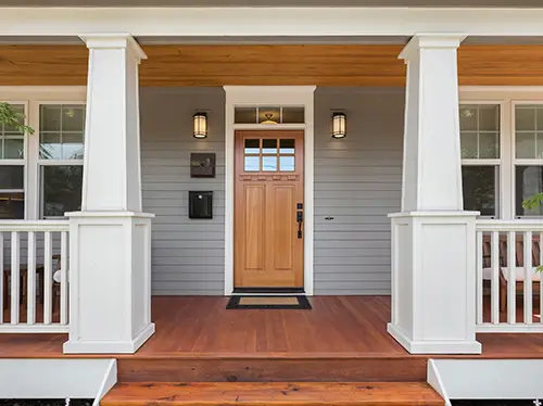 Screened porch and restored deck in the Outer Banks
